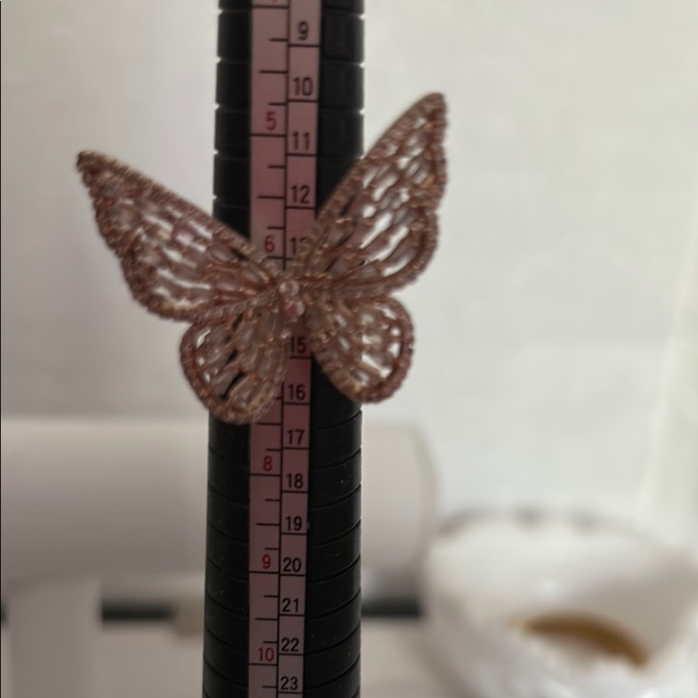 Elegant CZ Butterfly Ring